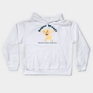 Super Woof! Super Dog Kids Hoodie